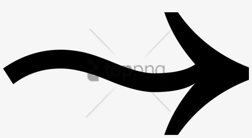 Free Png Squiggly Arrows Png Image With Transparent - Squiggly Arrows Clip Art, transparent png download