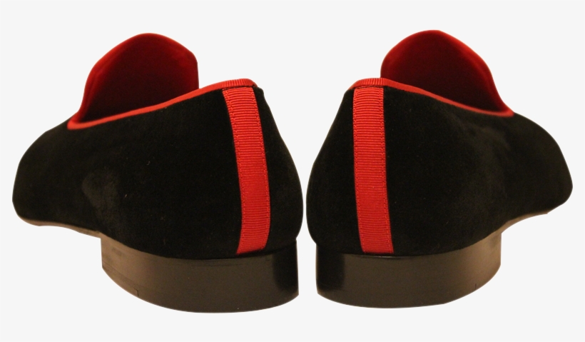 Black Crown Slippers - Suede, transparent png download