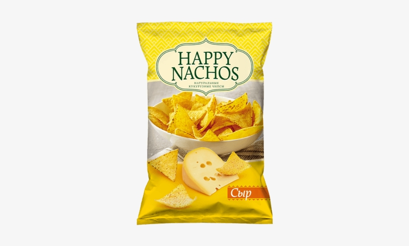 Corn Chips "happy Nachos" - Potato Chip, transparent png download