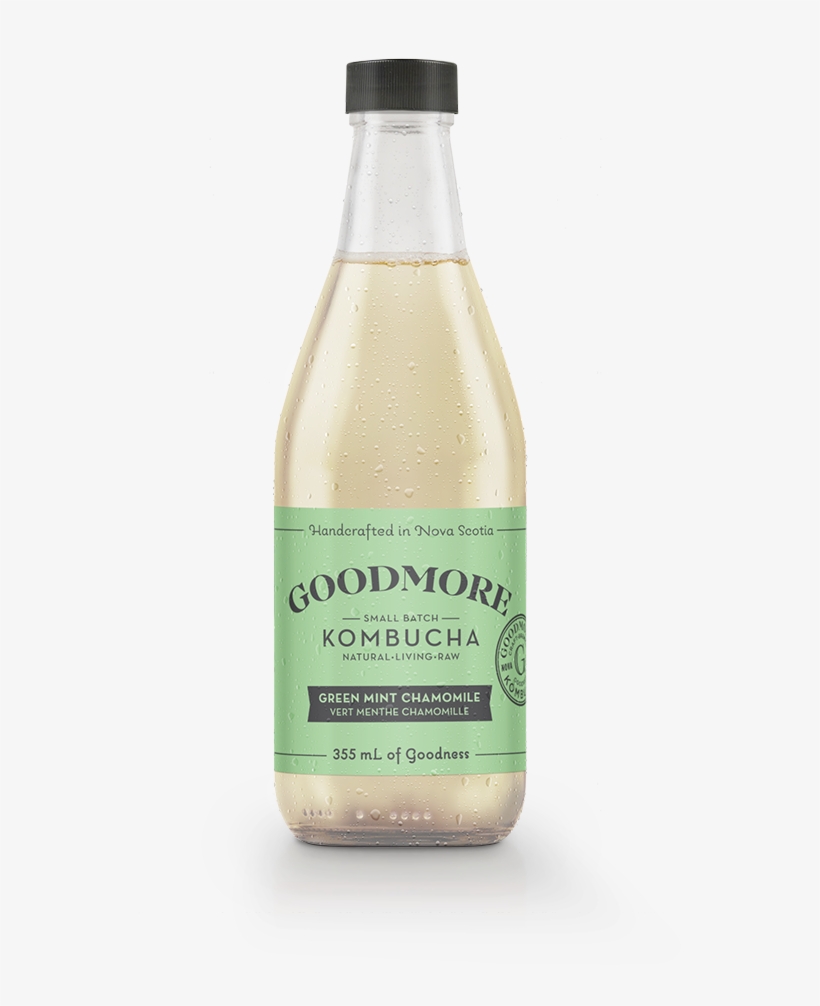 Green Mint Chamomile - Glass Bottle, transparent png download