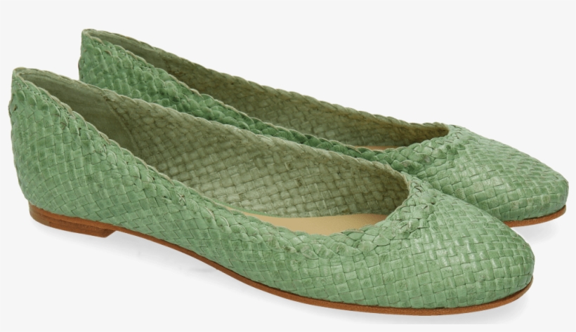 Ballet Pumps Kate 5 Woven Mint - Ballet Flat, transparent png download