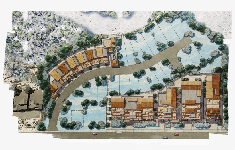 Kings Crown Park City Siteplan - Aerial Photography, transparent png download