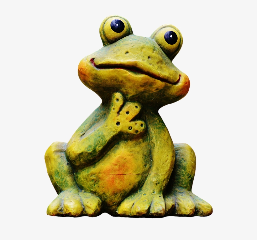 Frog, Funny, Figure, Cute, Isolated, Cropping - Figur Frosch, transparent png download