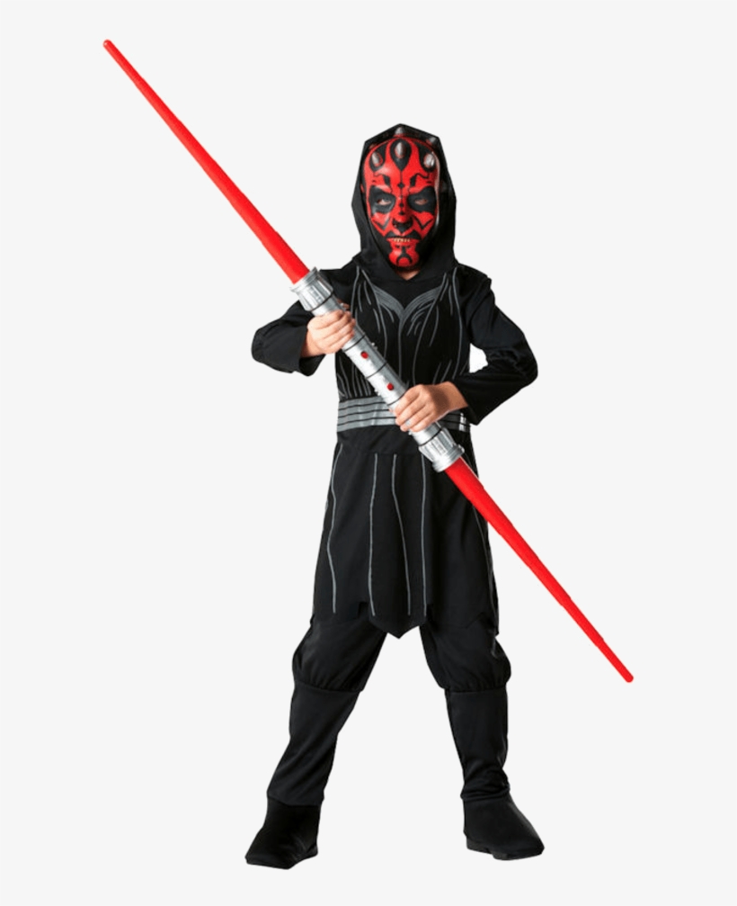 Child Star Wars Darth Maul Costume - Star Wars Darth Maul Costume Men, transparent png download