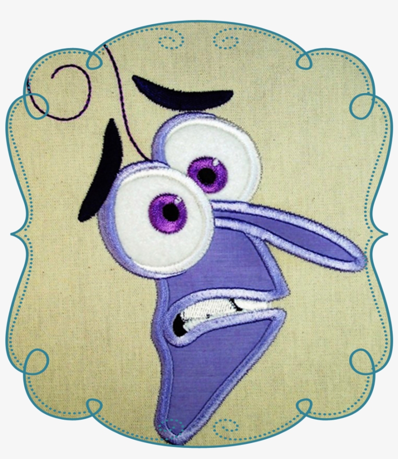 Scared Face - Embroidery, transparent png download