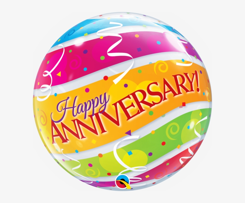 Happy Anniversary 22" Bubble Balloon - Egg Hunt, transparent png download