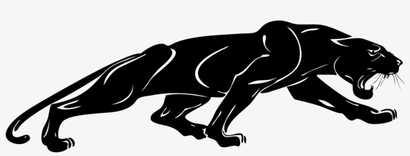 Cropped Grenfell Rugby Club Panther - Panteras Blancas Y Negras, transparent png download