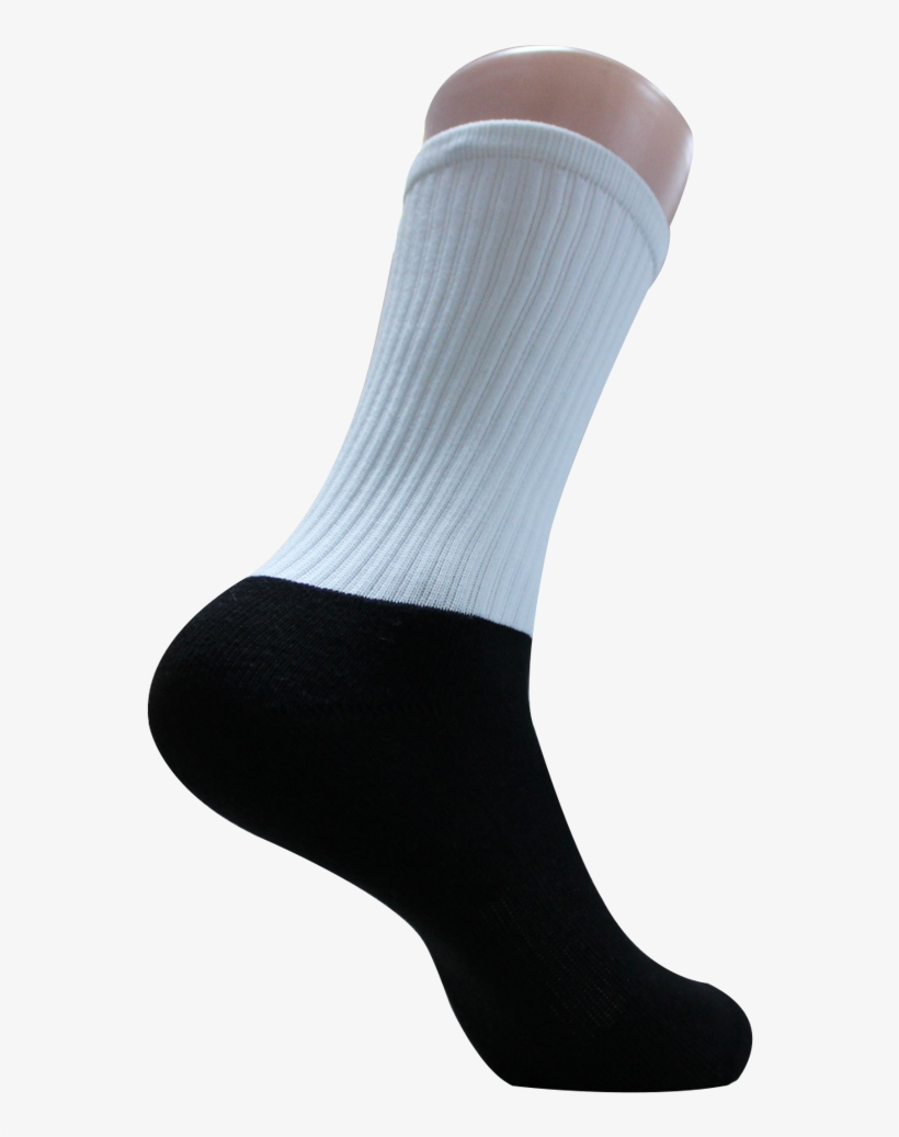 黑白 黑白侧 - Blank Socks Png, transparent png download