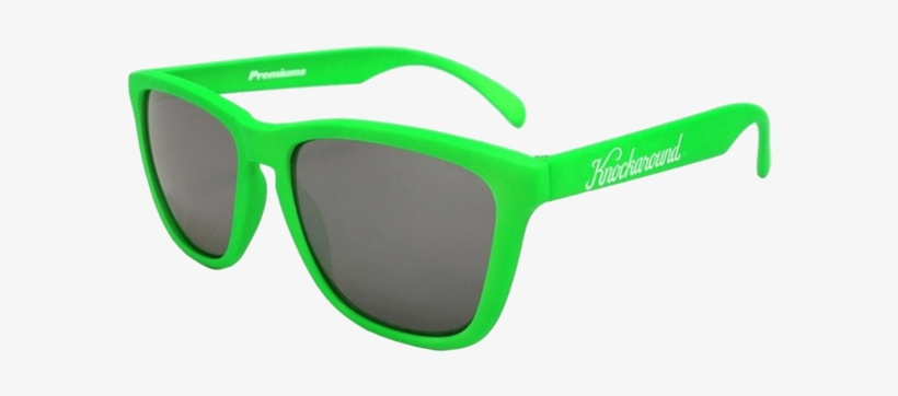 Classic Premium Unisex Sunglasses Neon Green/smoke-prgl1016 - Plastic, transparent png download