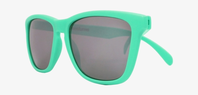 Classic Premium Unisex Sunglasses Mint Green/smoke-prgl1010 - Plastic, transparent png download