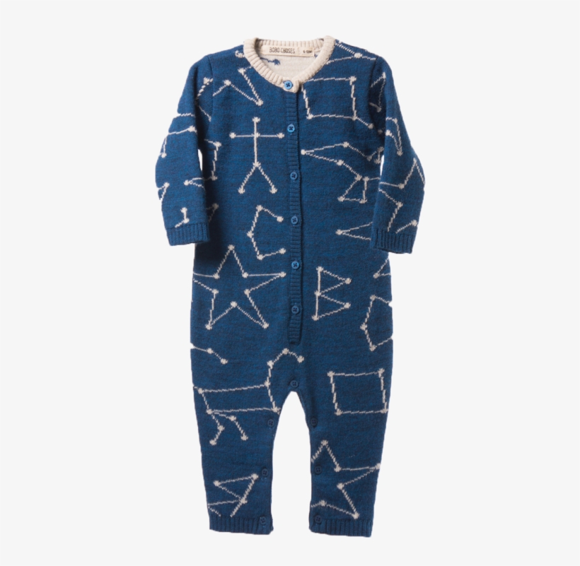 Bobo Choses Knitted Jumpsuit Constellation - Pajamas, transparent png download