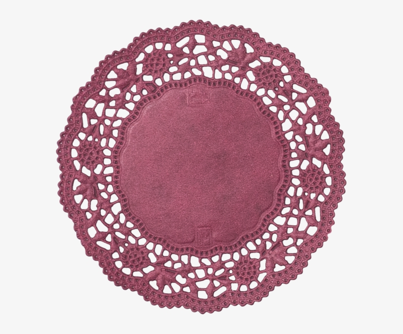 Cup Doilies Bordeaux, Ø 10 Cm - Doily, transparent png download