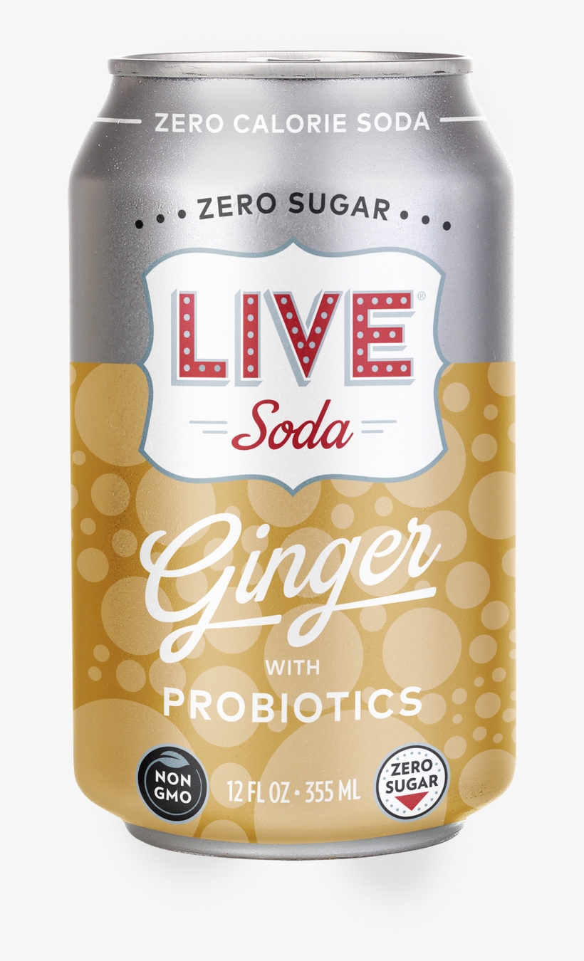 Ginger - Live Soda Ginger, transparent png download