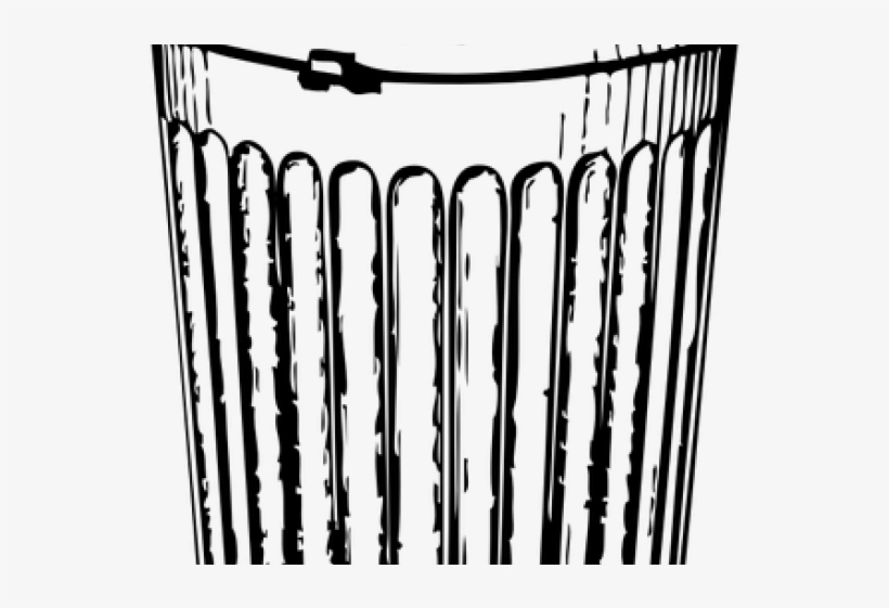 Trash Can Clipart Garbage Can - Trash Can Drawing, transparent png download