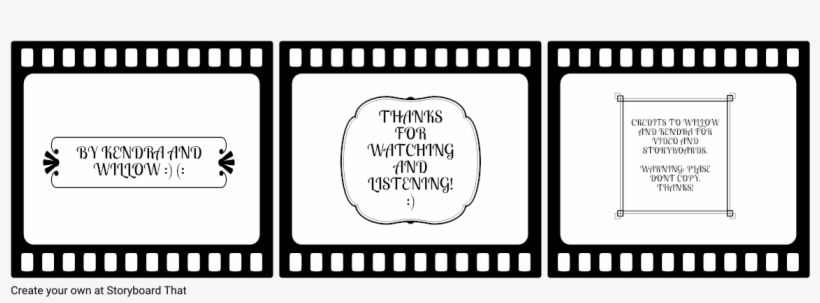 The Willow And Kendra Project - Film Strip Border Clip Art, transparent png download