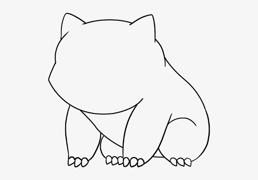 How To Draw Bulbasaur - Bulbasaur Sketch, transparent png download