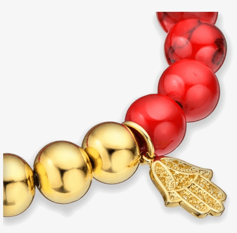 Red Coral Bracelet - Bead, transparent png download