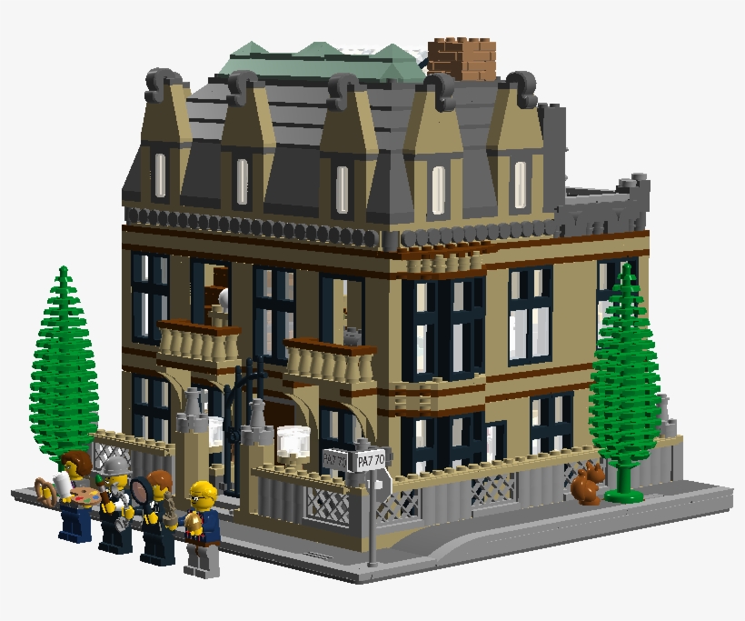 Lego Ideas Product Riverside Drive June S - Lego White Collar, transparent png download