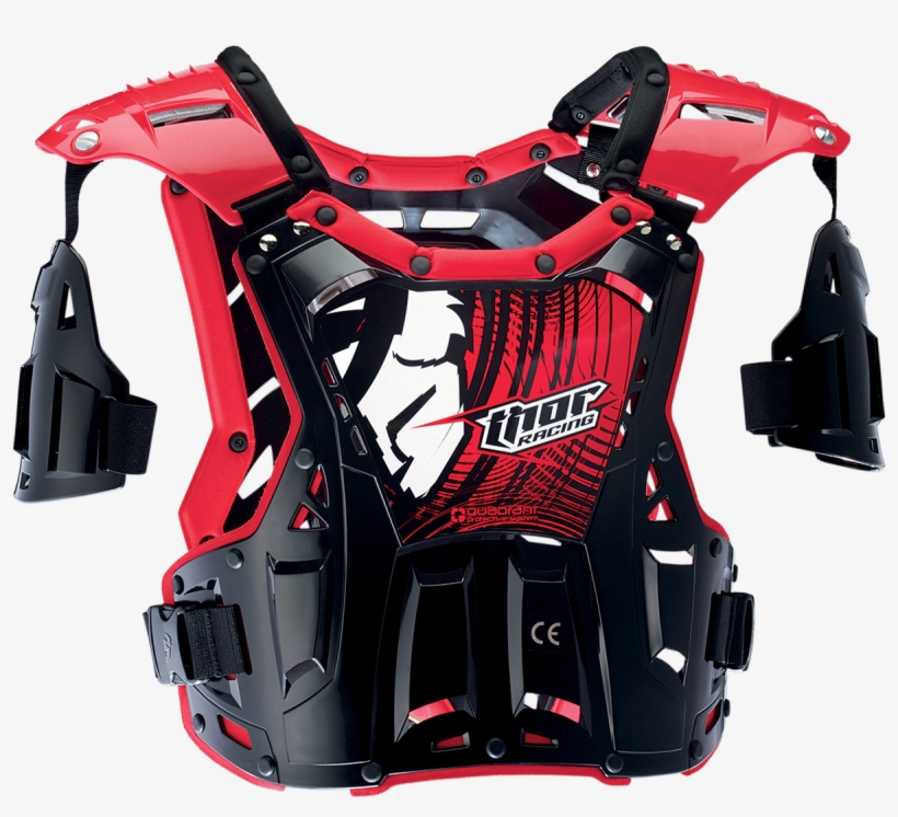 Quadrant Chest Protector Black Red - Vintage Shift Chest Protectors, transparent png download