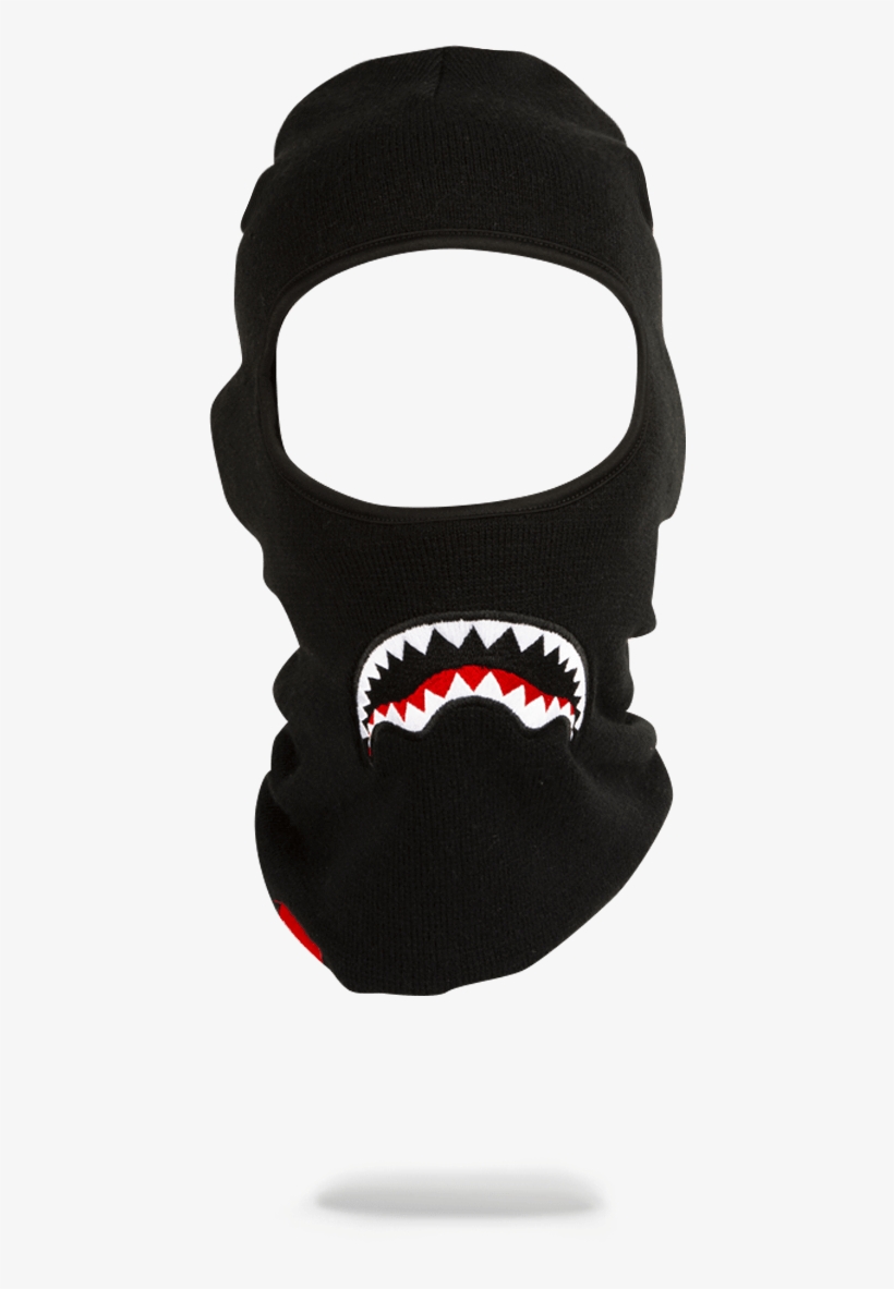 Sprayground Shark Ski Mask - Black Mask Ski Mask, transparent png download