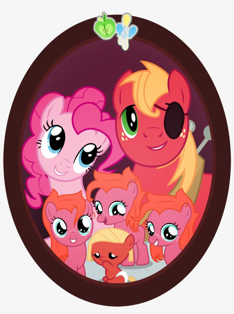 And An Eye Patch - Big Macintosh And Pinkie Pie, transparent png download