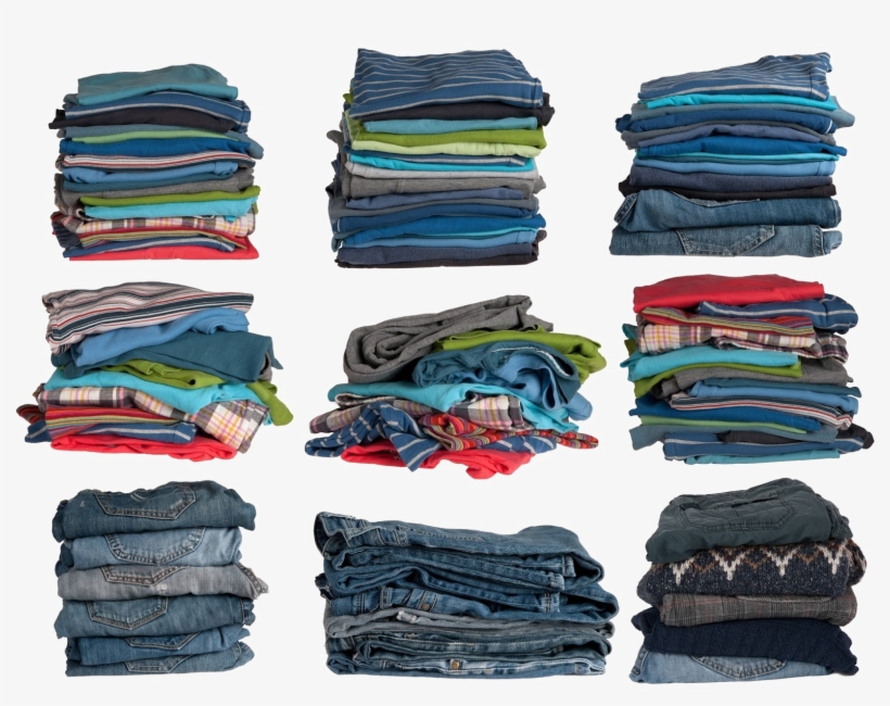 Clothing Png Image - Clothes Stacks, transparent png download