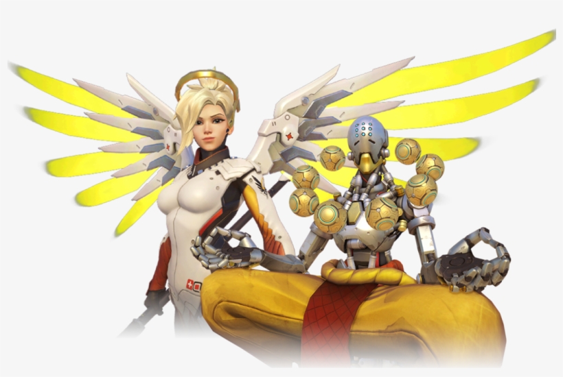 Mercy & Zenyatta - Zenyatta As A Human, transparent png download