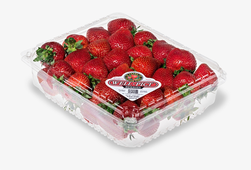 Conventional 4lb Clamshell Strawberries Strawberry PNG Image