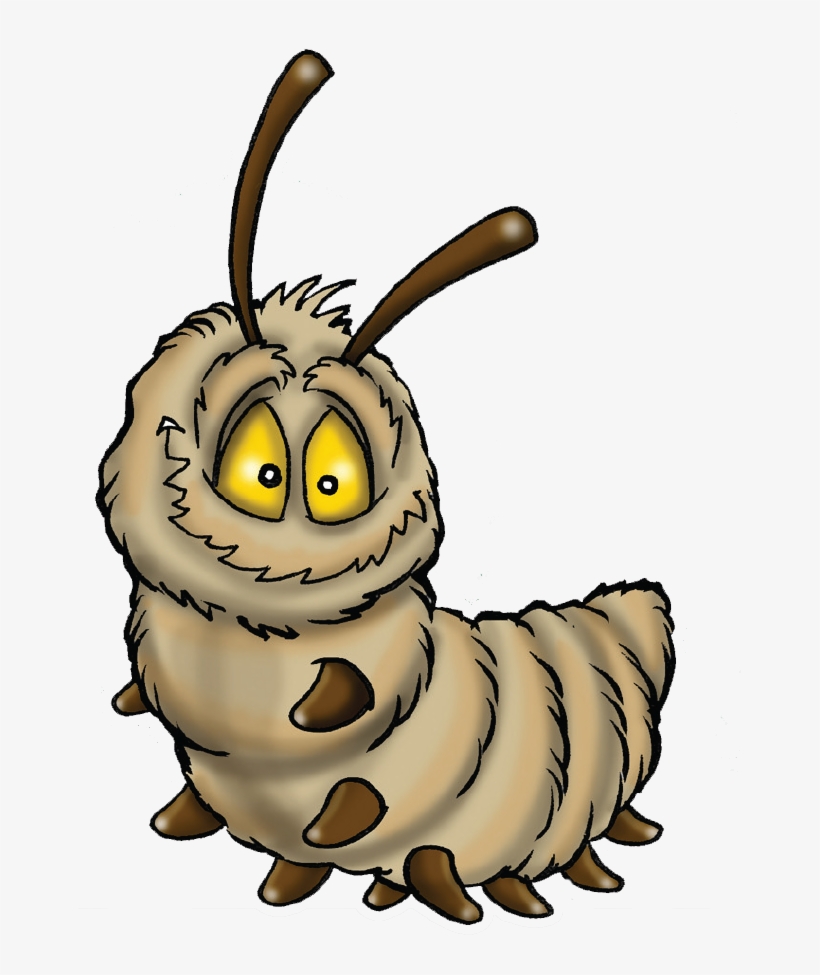 Brown Caterpillar - Caterpillar, transparent png download