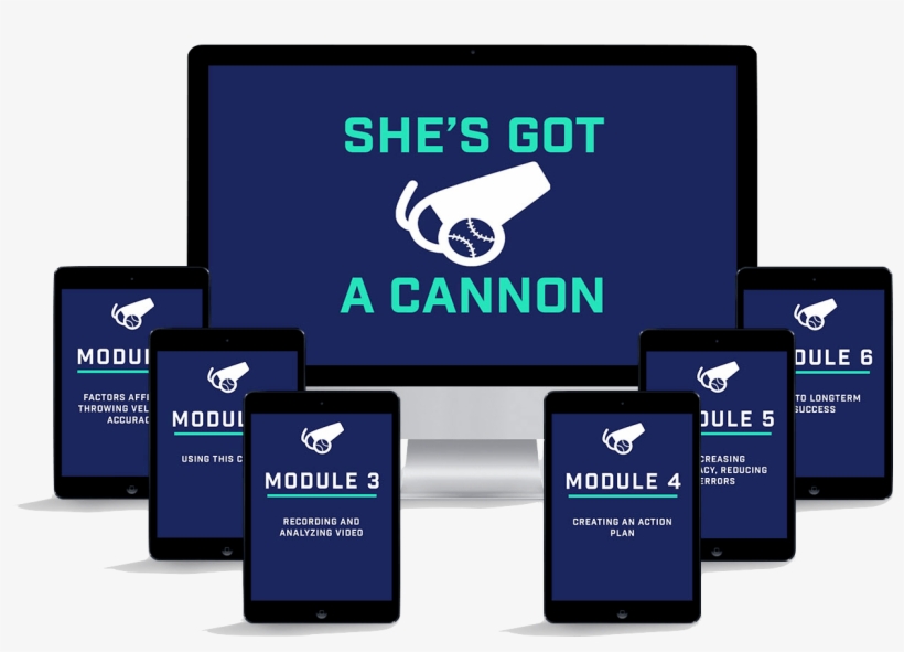 She's Got A Cannon Throwing Softball - Softball, transparent png download