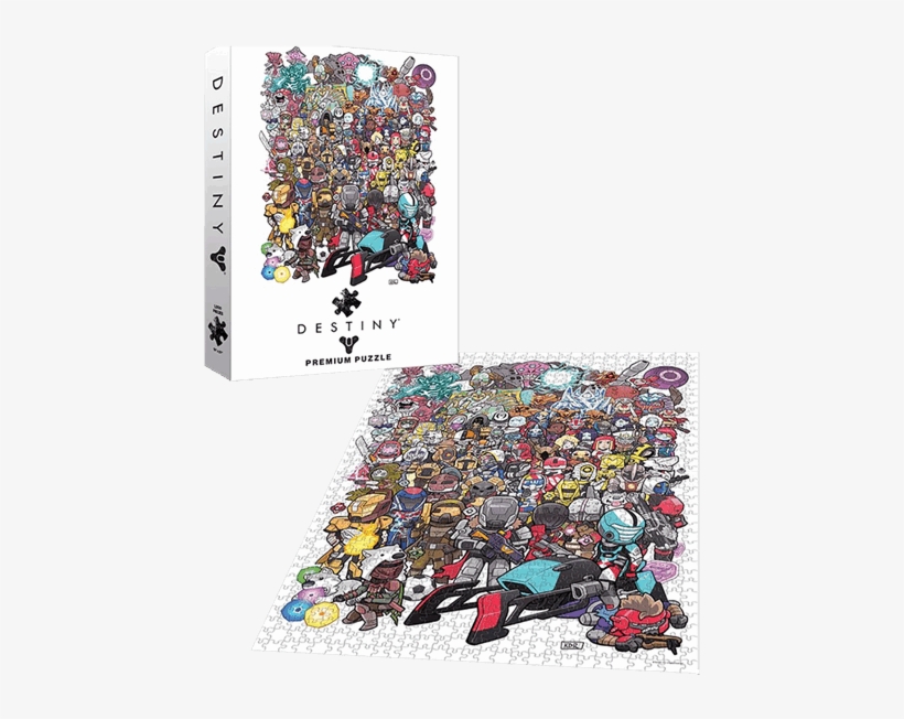 Chibi Characters 1000pce Puzzle - Destiny Premium Puzzle, transparent png download