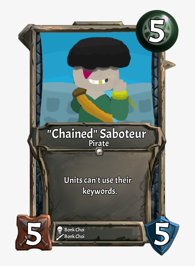 [card] "chained" Saboteurweek - Card Game, transparent png download