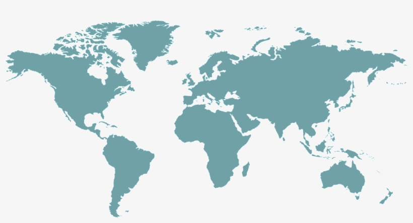 Mapa-mundi Energia Limpa Crescimento - World Map With South Africa, transparent png download