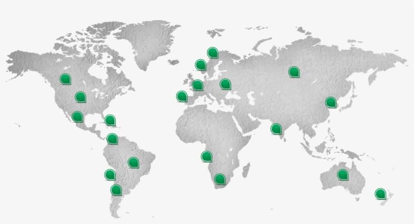 Full - Vector World Map Flat, transparent png download