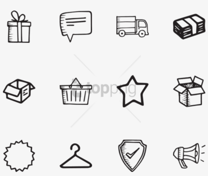 Free Png Hand Drawn Arrows 100 Free Icons, transparent png download