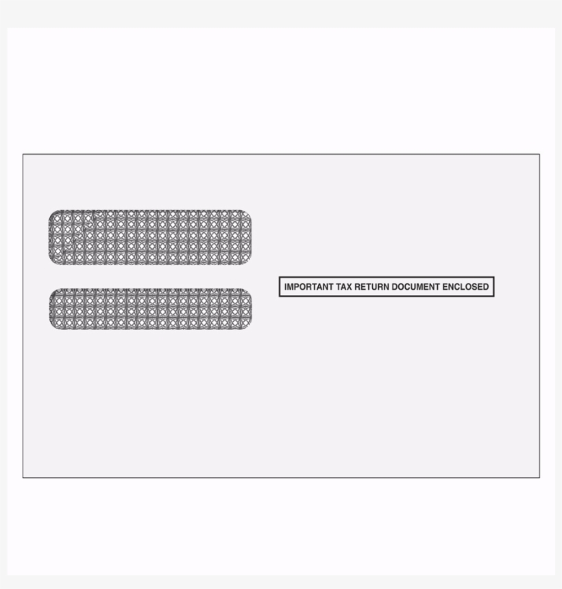 1095 Double Window Envelope Moisture Seal - Composite Material, transparent png download