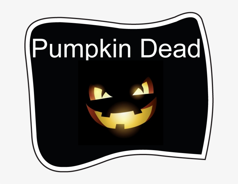 Pumpkin Dead Image - Jack-o'-lantern, transparent png download
