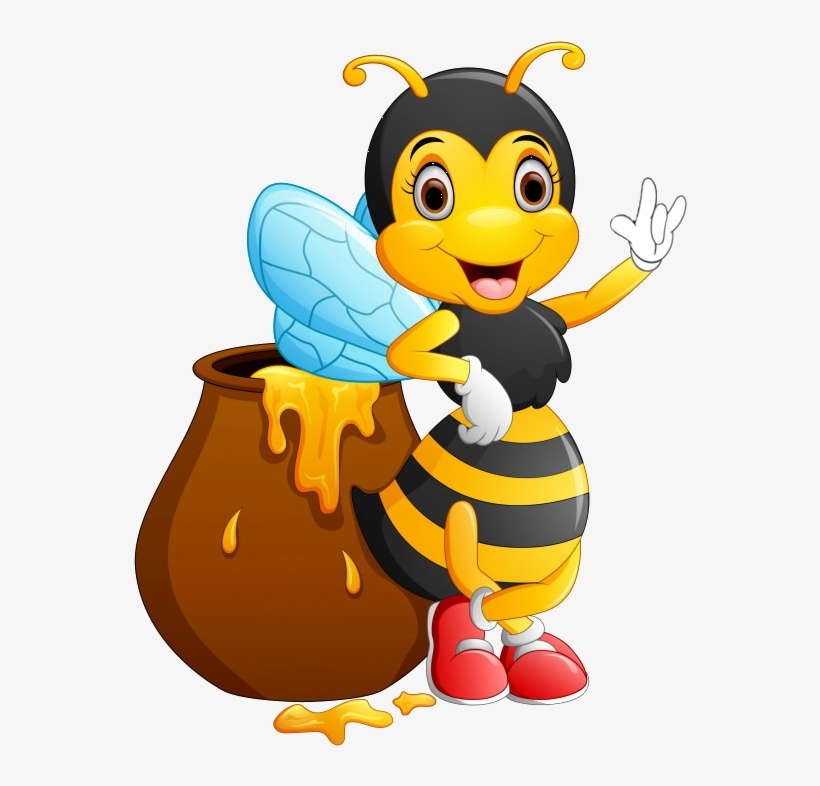 Clipart » Animals » Honey Bee Ily - Desenho De Abelha Fofo, transparent png download