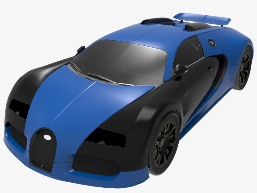 Super Render Ebveyron - Bugatti Veyron, transparent png download