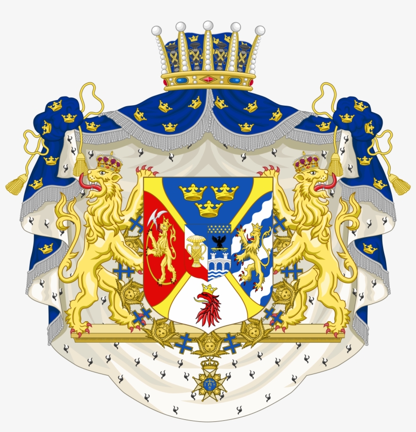 King Karl Xv Sweden - Princess Victoria Of Sweden Coat Of Arms, transparent png download