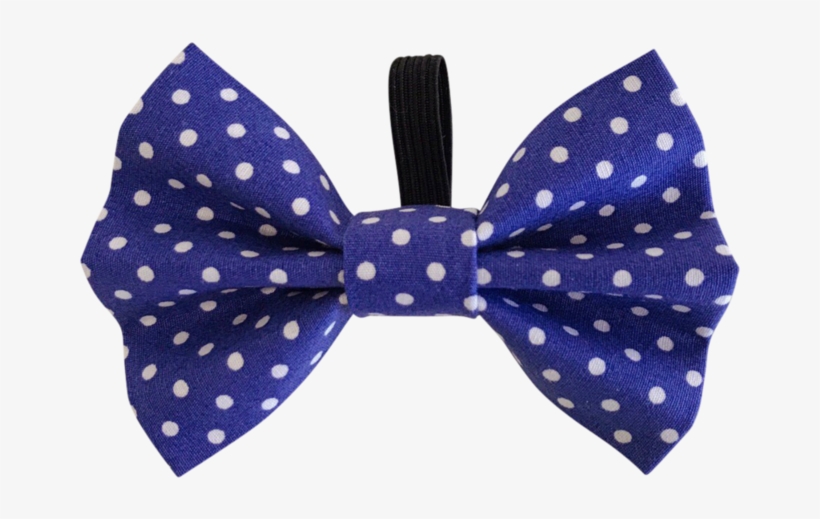 Navy Polka Bow 4ac3e0a6 5890 437a 8885 9b2daf32706a - Polka Dot, transparent png download