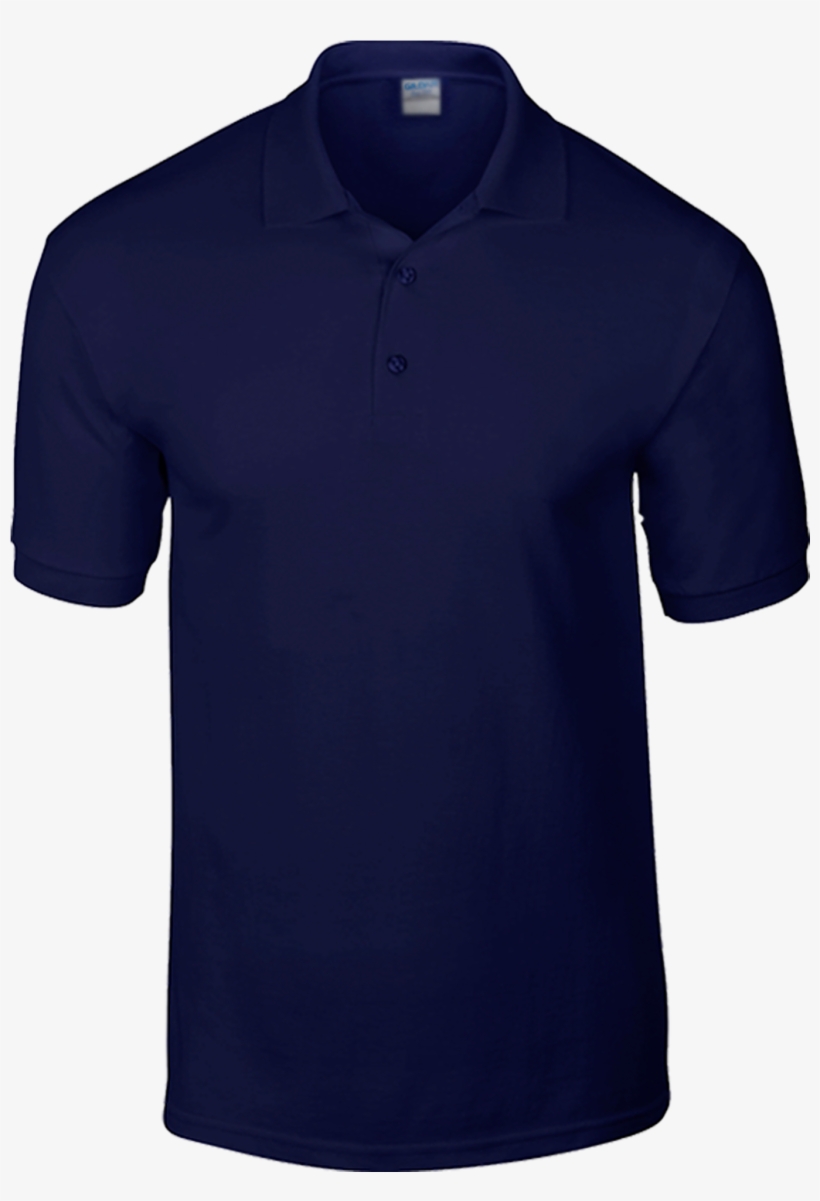 Home / Gildan / Collar Shirts / Gildan Easy Care Adult - Navy Golf Shirts, transparent png download