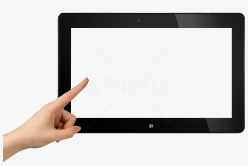 Free Png Finger Touch Tablet Png Images Transparent - Tablet Png, transparent png download