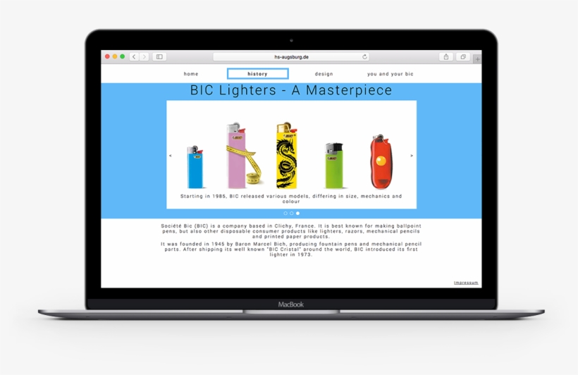 Website Bic Lighters - Led-backlit Lcd Display, transparent png download