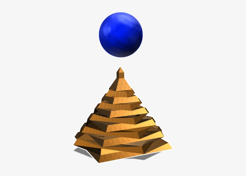 Pyramid Ting - Christmas Tree, transparent png download