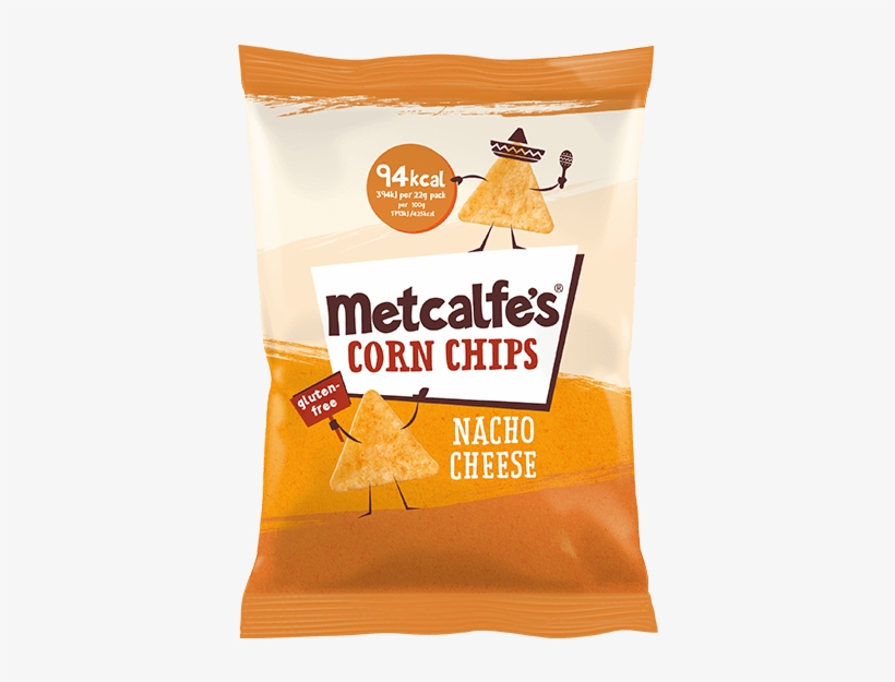 Nacho Cheese Corn Chips - Metcalfes Corn Chips, transparent png download