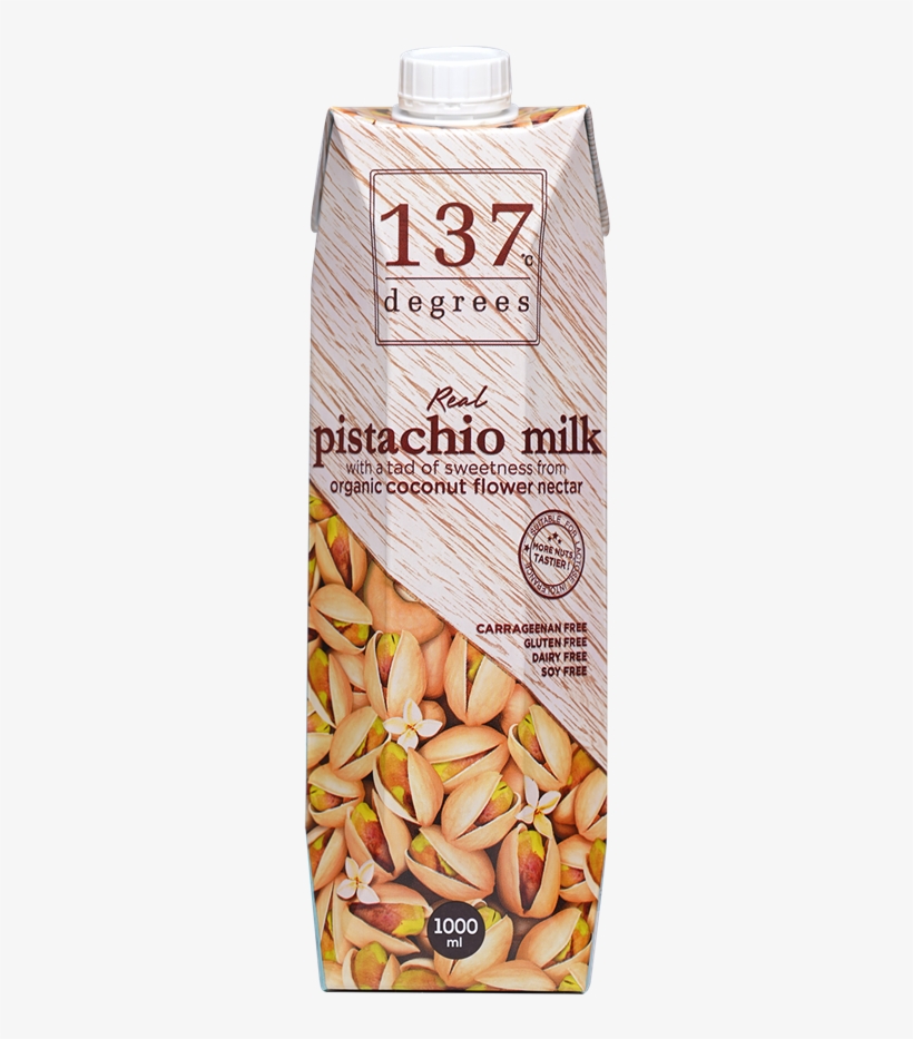 137°c Degrees Pistachio Milk Original Hk Healthy And - Sữa Hạt Hạt Dẻ Cười 1l, transparent png download