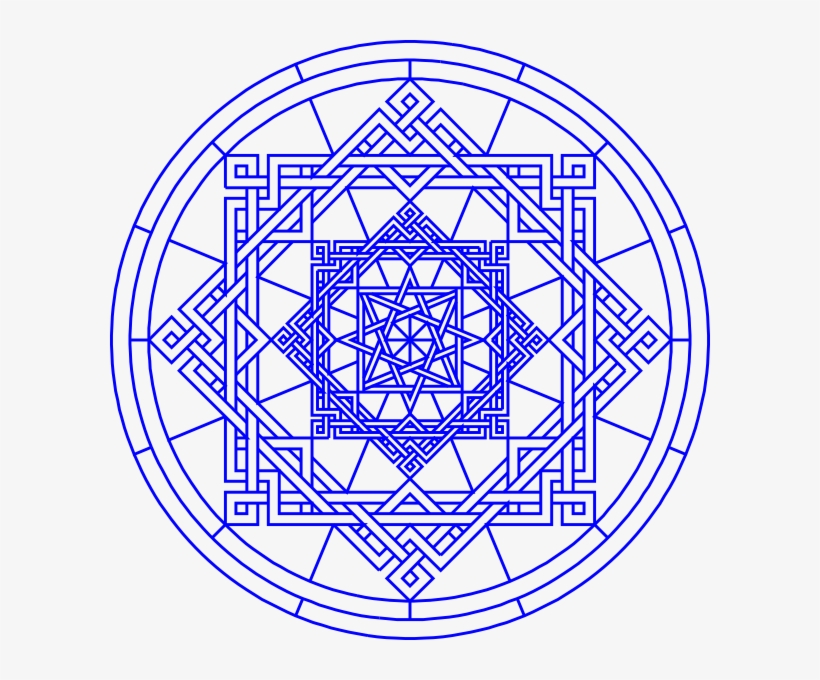 Free Vector Lakeside Geomertical Pattern Clip Art - Roman Numeral Clock Png, transparent png download