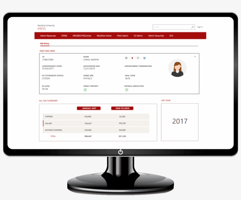 Case Study-stanford University - Computer Monitor, transparent png download