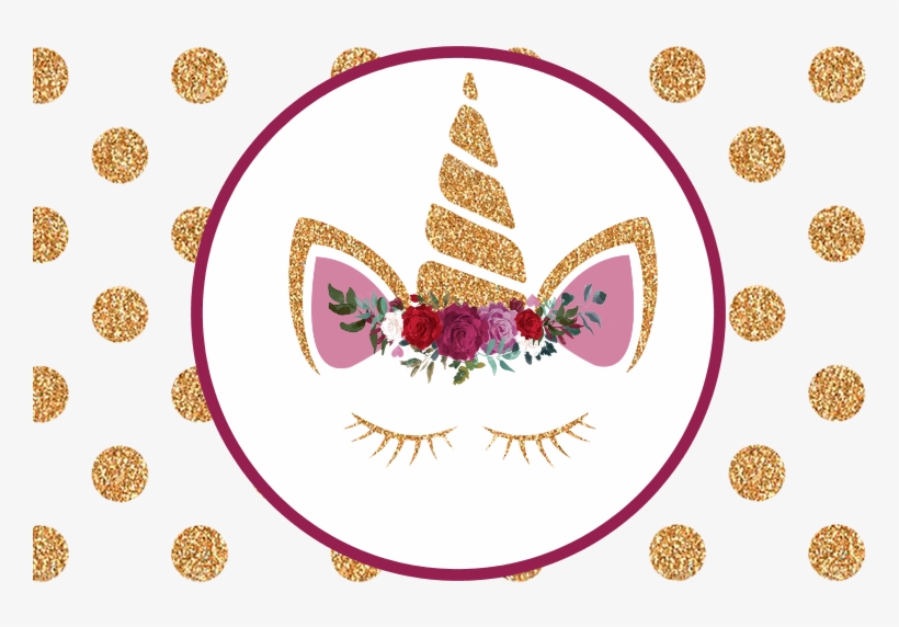 Glitter Unicorn - Unicorn In A Circle, transparent png download